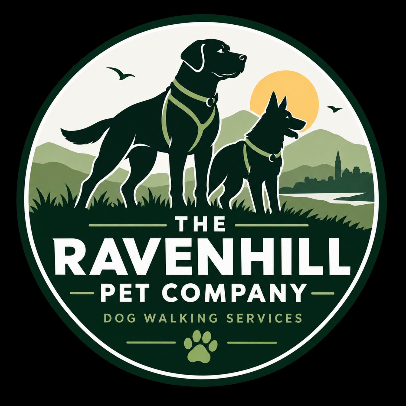 The Ravenhill Pet Company logo